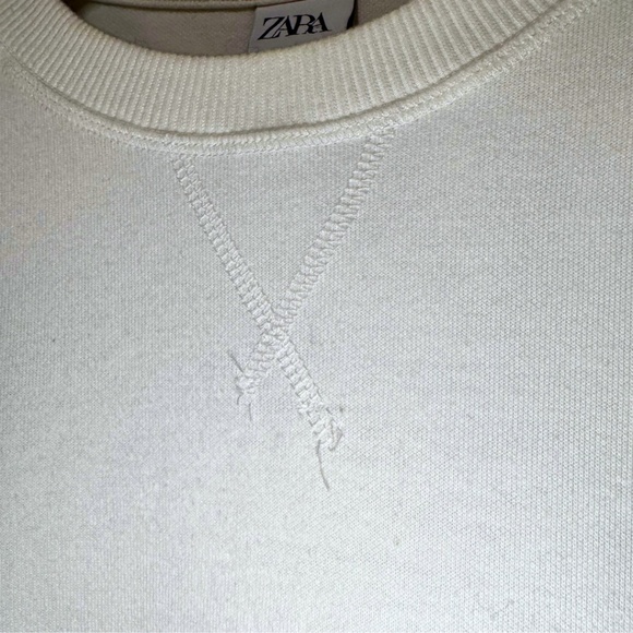 Zara Men's White Sweatshirt - XL - Picture 10 of 16